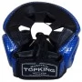 Top King TKHGSS-01 Боксерский Шлем Тайский Бокс "Super Star" Синий Размер XL